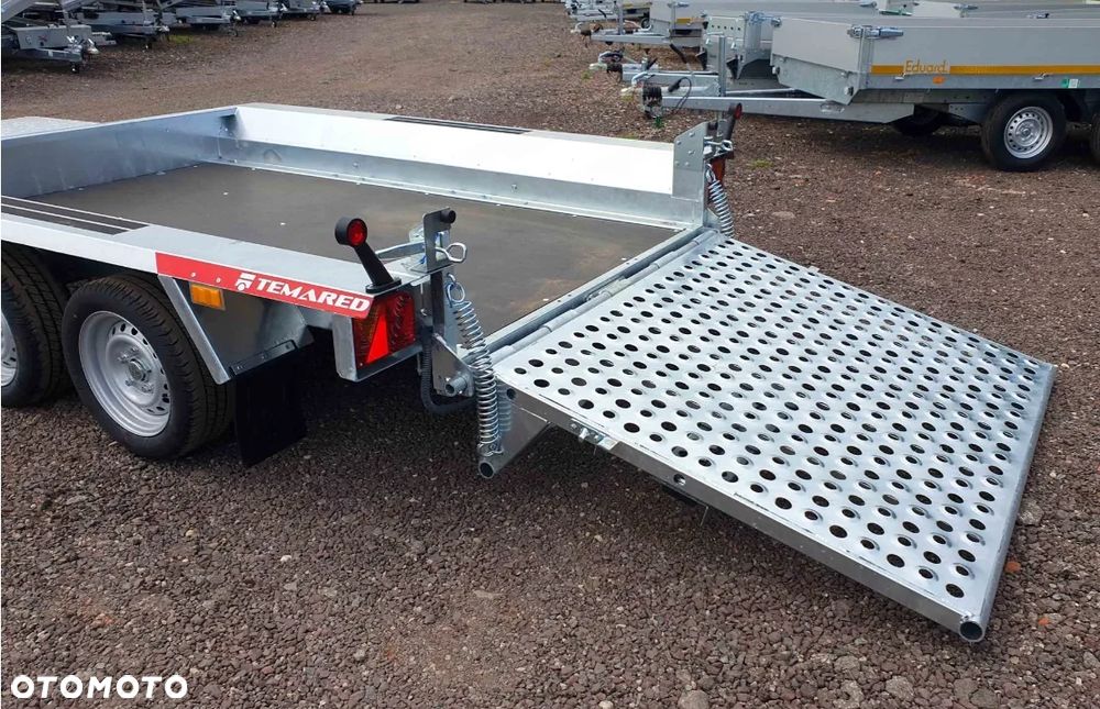 TEMARED Przyczepa koparkowa BUILDER 2615/2 C dmc 2700kg koła R14C pod koparkę MOCNA - 12