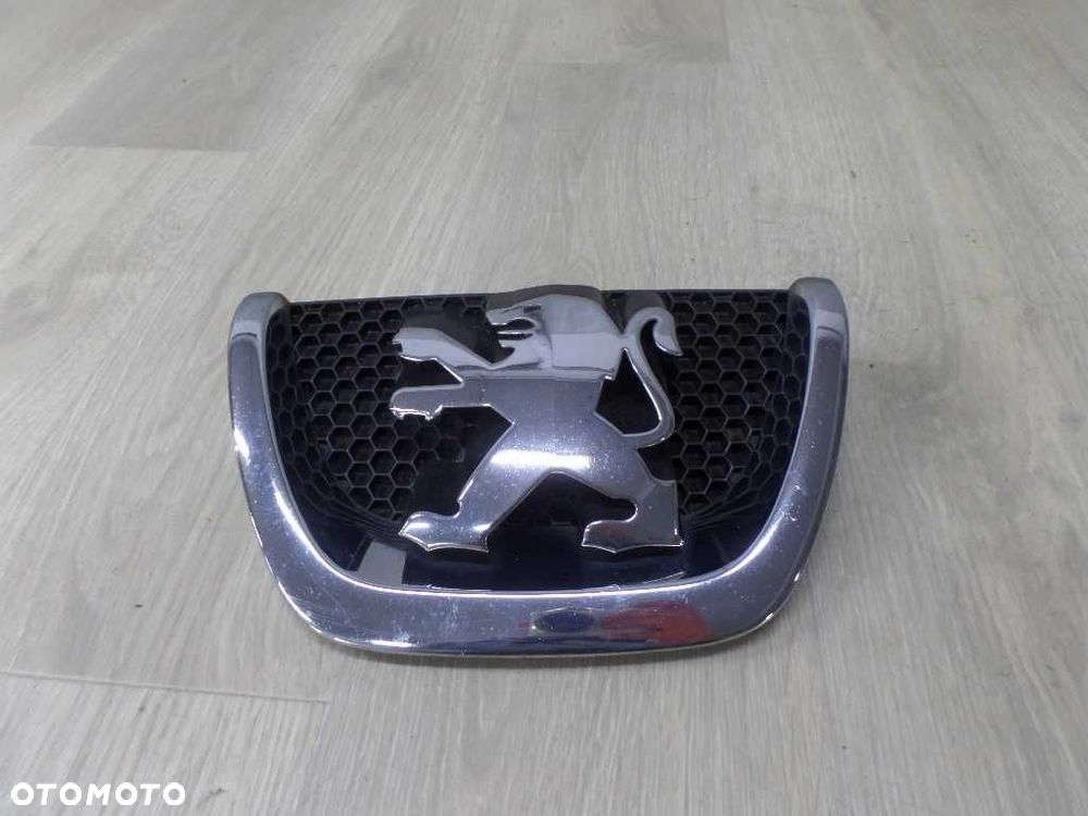 PEUGEOT PARTNER III 207 EXPERT GRILL ATRAPA ZNACZEK LOGO 9649670480 - 1