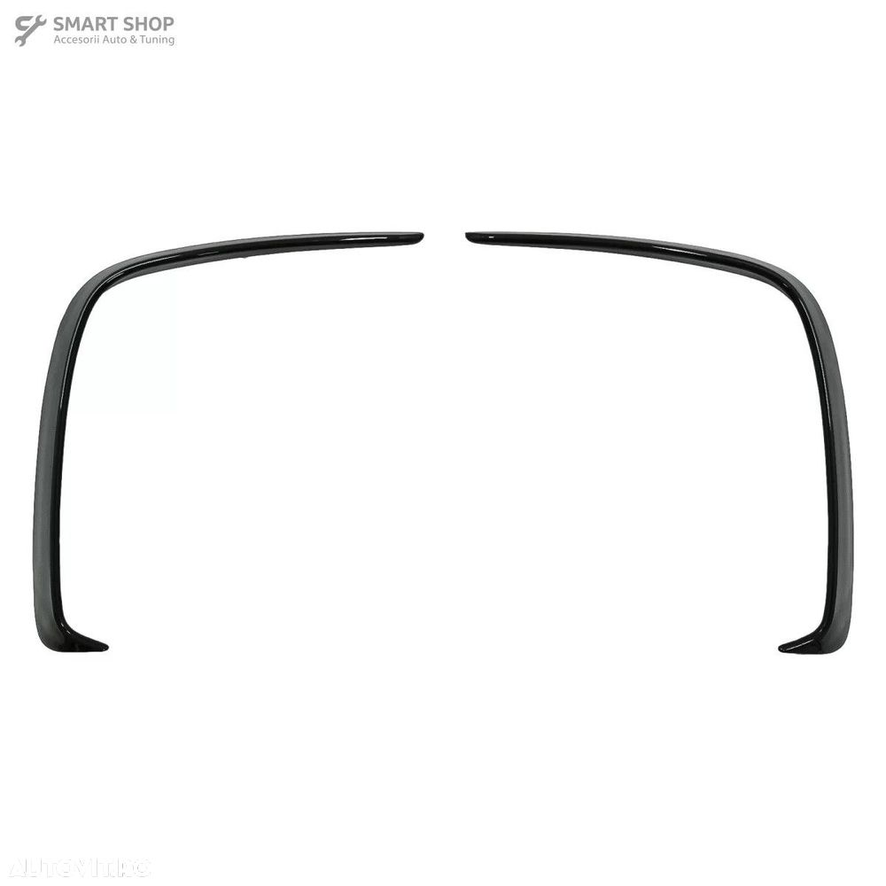 Ornamente Bara Spate Flapsuri Mercedes A-Class W176 (2012-2018) Negru - 2