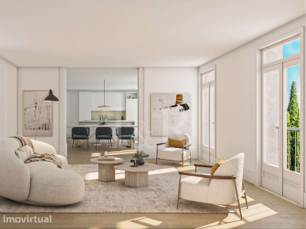 Apartamento T2 com varandas e estacionamento, Arroios, Lisboa - Grande imagem: 2/33