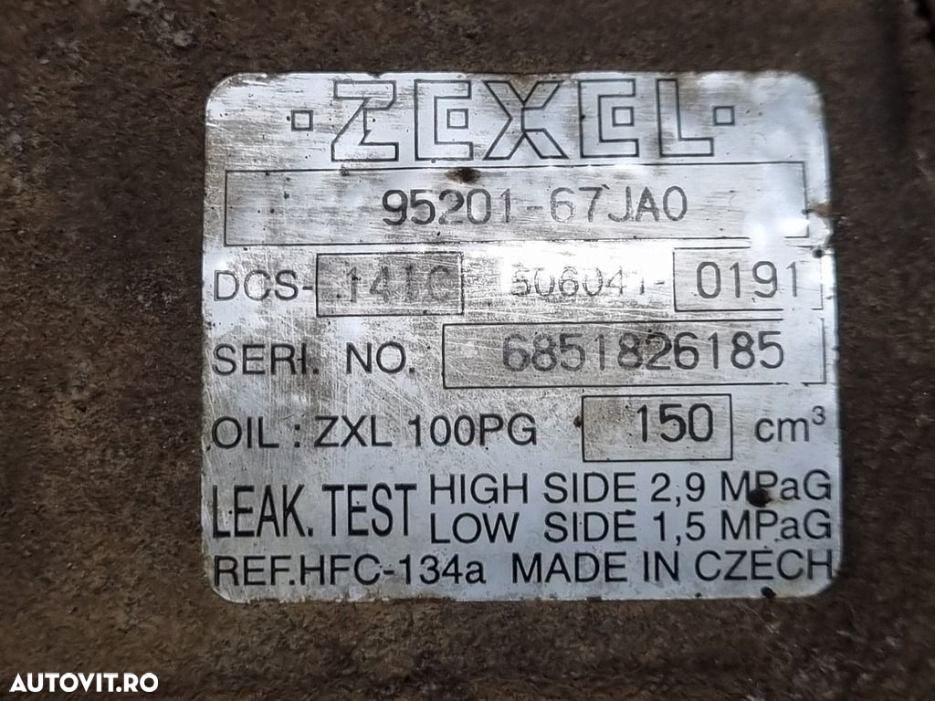 Compresor clima Suzuki Grand Vitara 1.9 DDIS 2006 - 2012 F9QB (1285) 9520167ja0 - 4