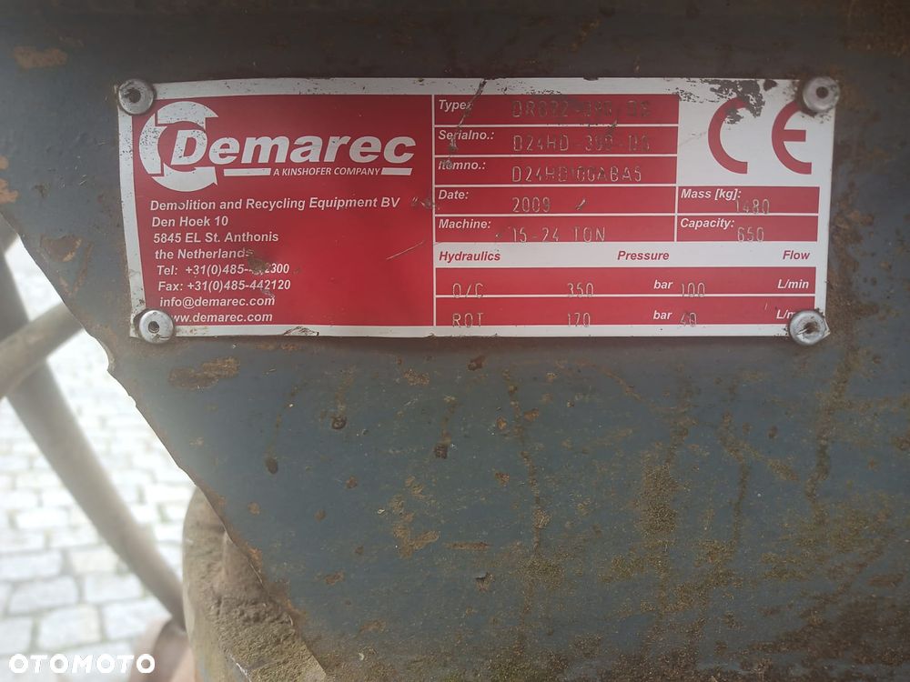 Demarec DRG-22 Chwytak wyburzeniowo sortujący - 17