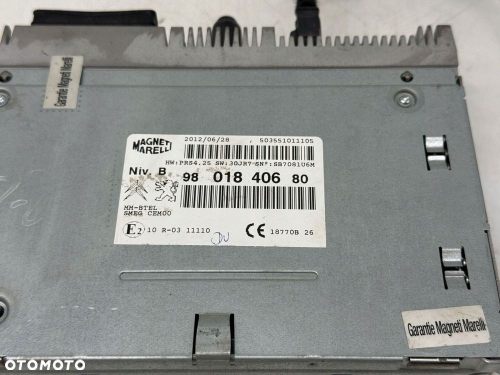 stacja multimedialna radio peugeot 208 9801840680 - 4