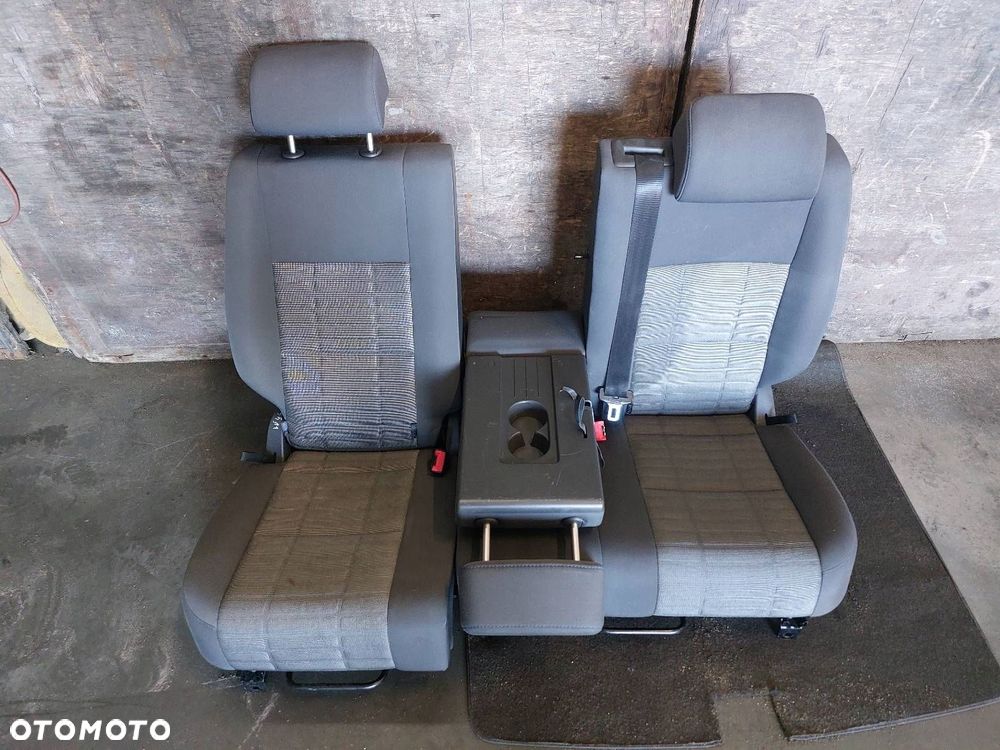 FOTELE KOMPLET LEWY PRAWY KANAPA TYŁ + BOCZKI VOLKSWAGEN GOLF V PLUS - 5