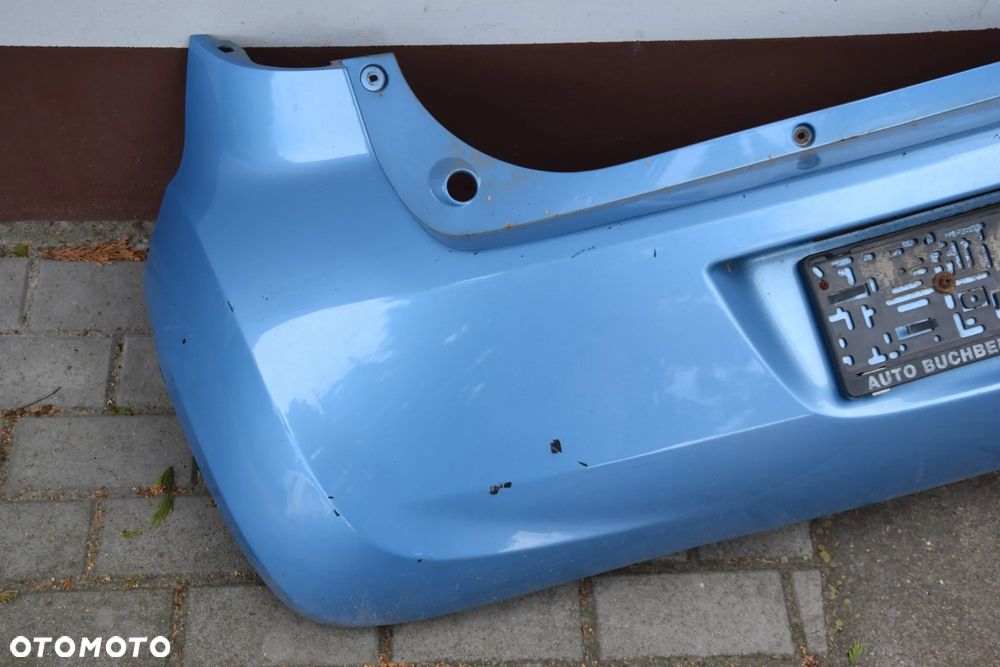 Opel Agila B II 08-15 Zderzak tył tylny błękitny ZJE ZJED - 3