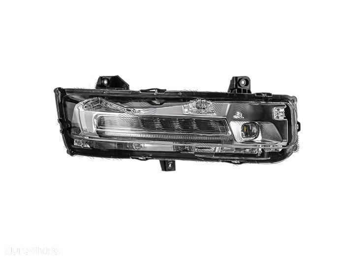 Lampa semnalizare fata Ford Mustang, 05.2018-, RapidAuto, fata, partea dreapta, cu ' lumina de zi' tip LED; cu lampa ceata fata; LED; Omologare: SAE; - 1
