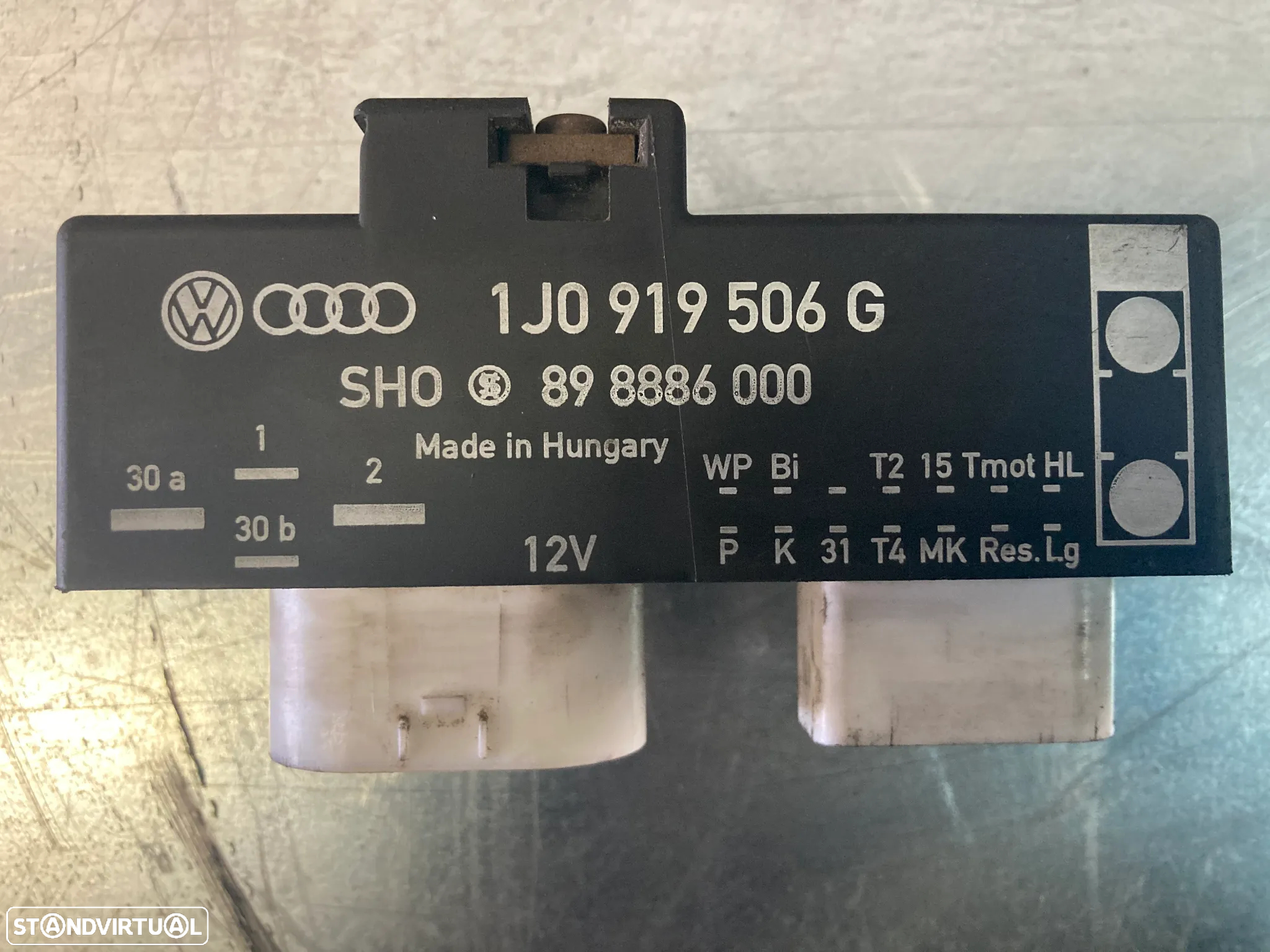 RELÉ / MODULO DO VENTILADOR AUDI A3 8L GOLF IV / SEAT IBIZA 1J0919506M 1J0919506G - 2