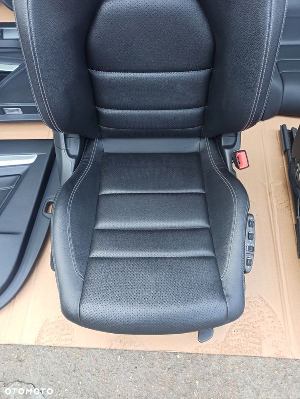 Fotele kanapa wnętrze skóra MERCEDES E-KLASA W207 COUPE LIFT AMG 16r grzane - 7