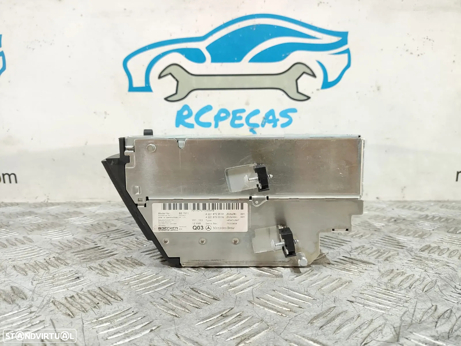 Auto radio caixa CD DVD Mercedes Benz Class S W221 - 4