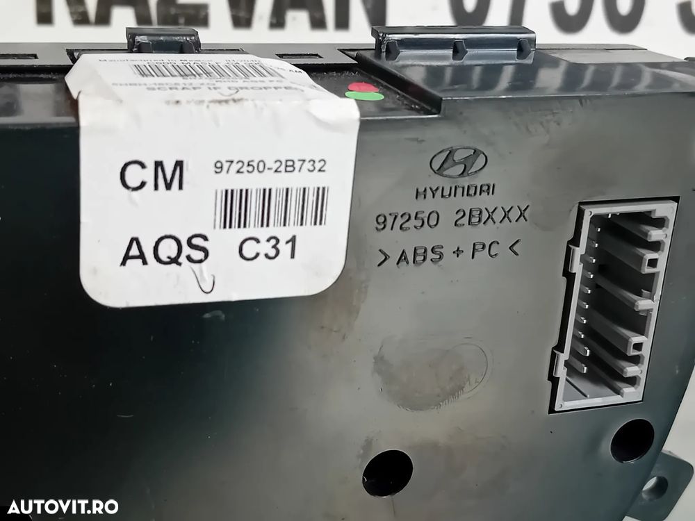 Panou Modul Dublu Climatronic Hyundai Santa Fe 2 II An 2006-2012 Cod 97250-2B732 - 6
