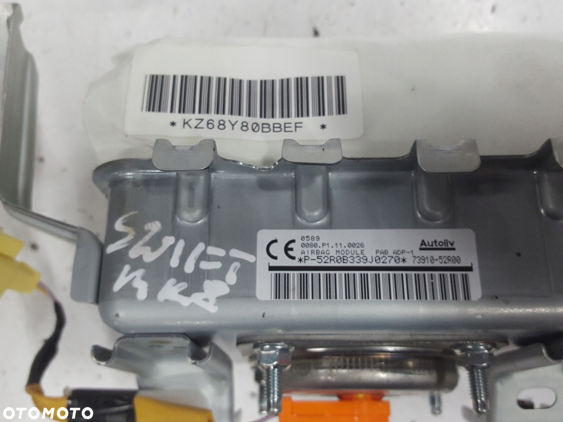 SUZUKI SWIFT MK8 17r- PODUSZKA AIRBAG PASAŻERA 73910-52R00 - 3
