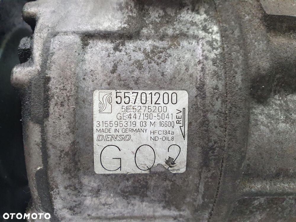 SPRĘŻARKA KLIMATYZACJI Opel Corsa D 1.2 16V 55701200 - 3