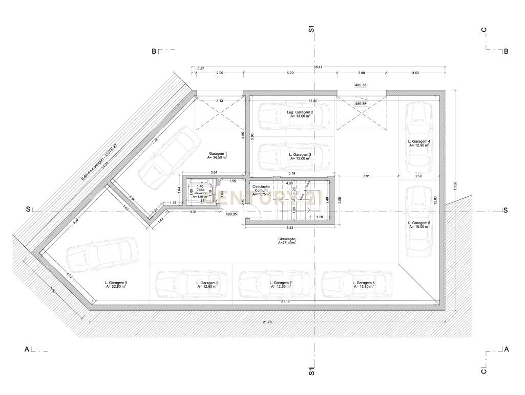 Apartamento em construção do Tipo T2 - Grande imagem: 2/5