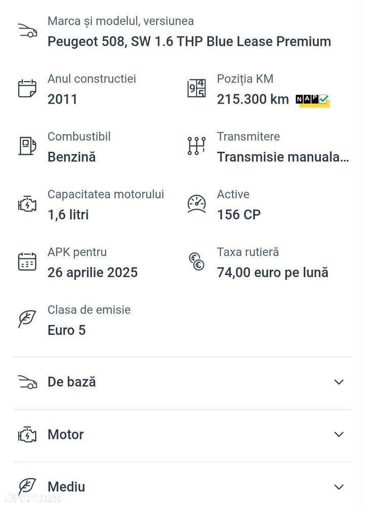 Peugeot 508 SW 1.6 THP Allure - 10