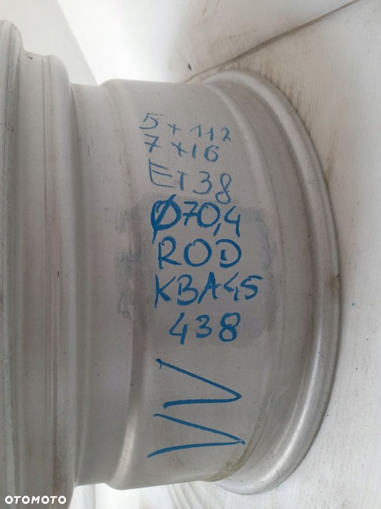 Felgi aluminiowe ROD KBA45438 7.0" x 16" 5x112 ET38 - 12