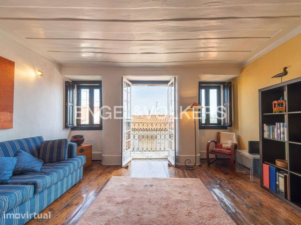 T1 com terraço e vista rio no coração de Alfama - Grande imagem: 3/24