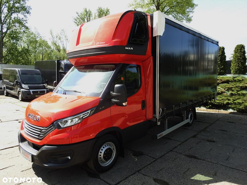 Iveco DAILY NOWY 35S18 CONNECT PLANDEKA 10 PALET WEBASTO KLIMATYZACJA TEMPOMAT NAWIGACJA LEDY ASO  180KM - 7