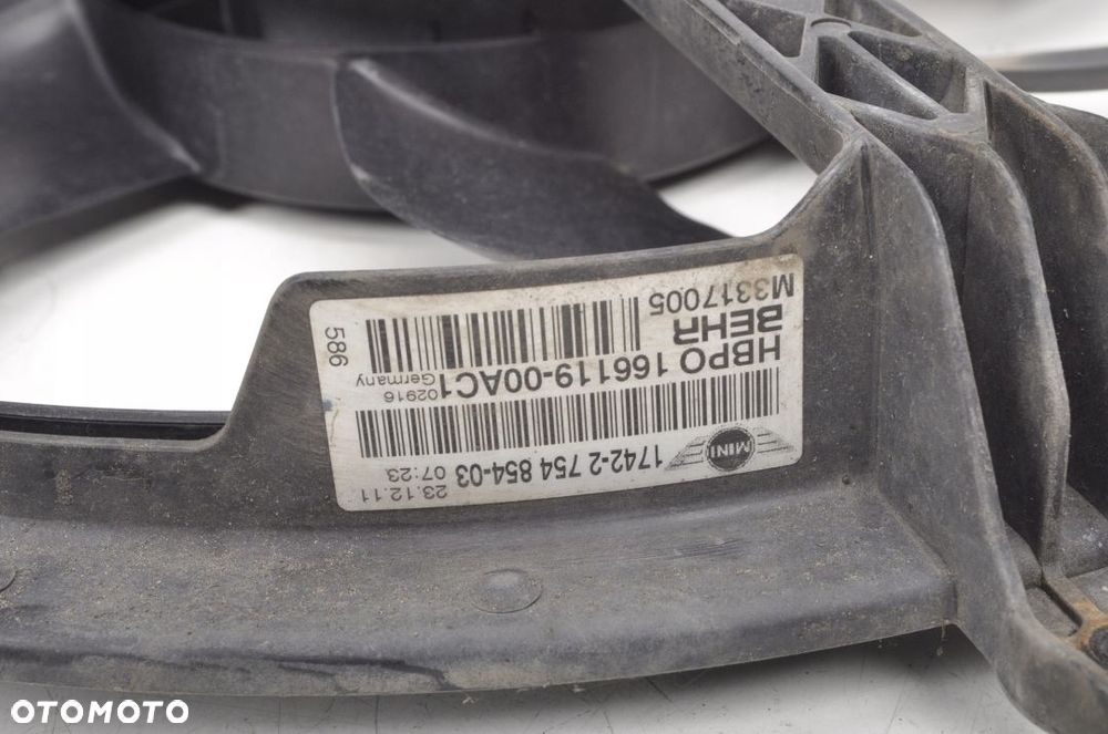 MINI R56 WENTYLATOR CHŁODNICY 2754854 - 3