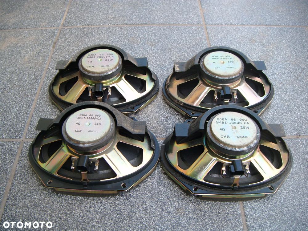 mazda 6 gg 05r głośiki w drzwi tył+przód komplet 4szt - 2