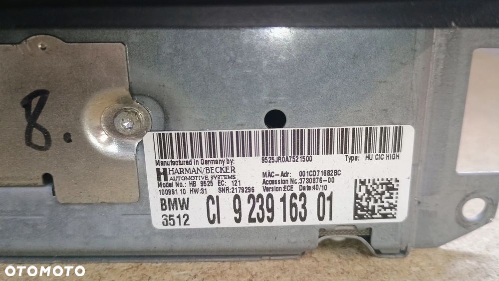 Radio NAVI BMW SERIA 5 F10  CI923717301 - 2