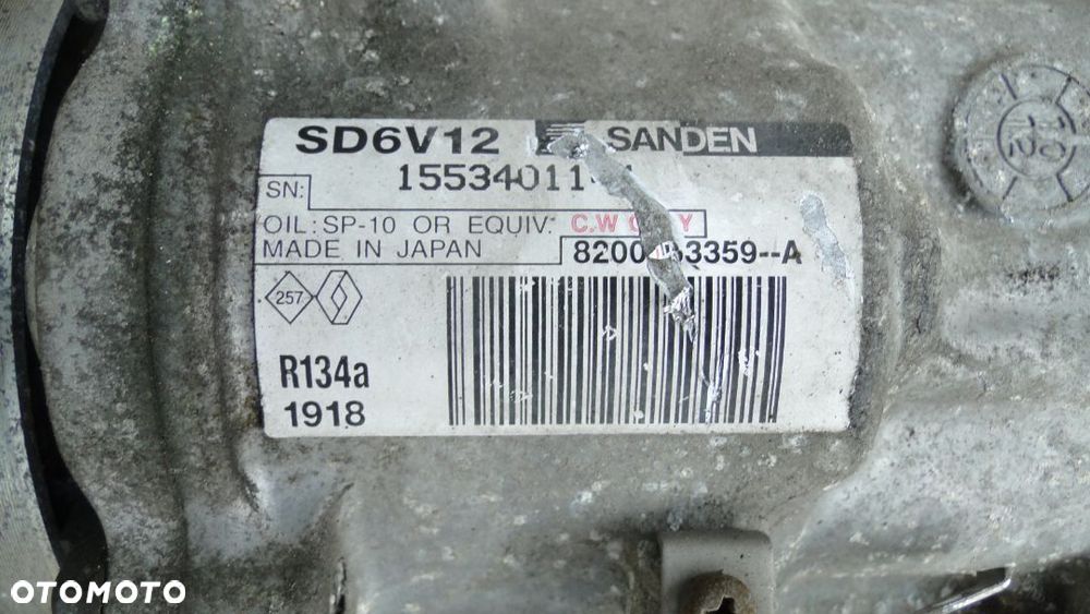 RENAULT CLIO SCENIC MEGANE KOMPRESOR SPRĘŻARKA KLIMATYZACJI 1.5DCI - 4