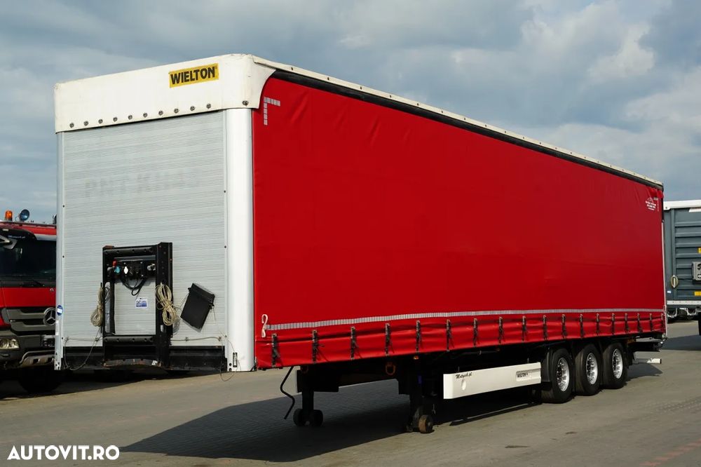 Wielton CORTINĂ WIELTON / MEGA / ACOPERIȘ CULISANT / SISTEM BDE - STALPINI CULISANTI / SAF - 1