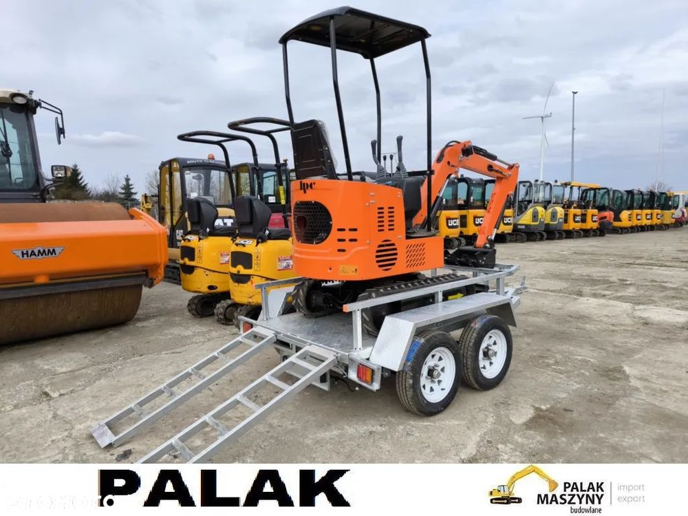 Inny Mini koparka JPC KV 12  OTWARTA , 2025 rok NOWA + PRZYCZEPKA - 7