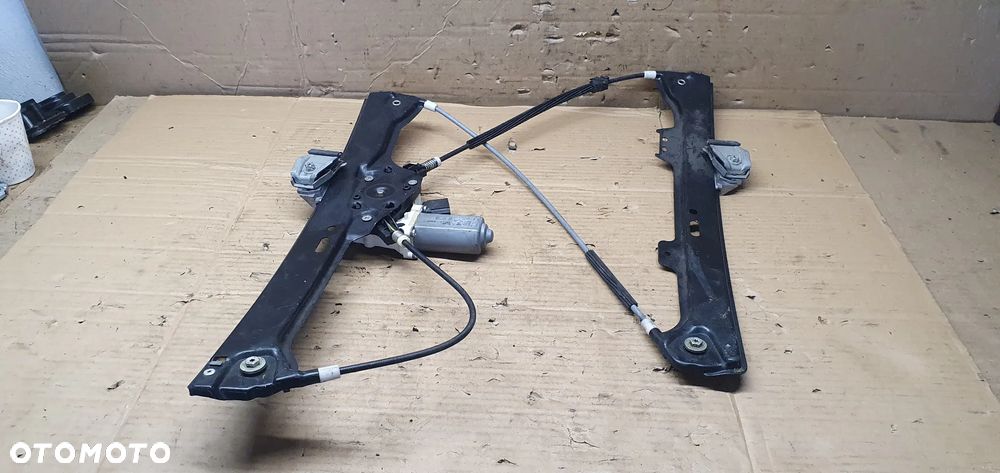 Mechanizm podnośnik szyby prawy przód BMW 5 E60 6922268 7075668E 7034352S - 4