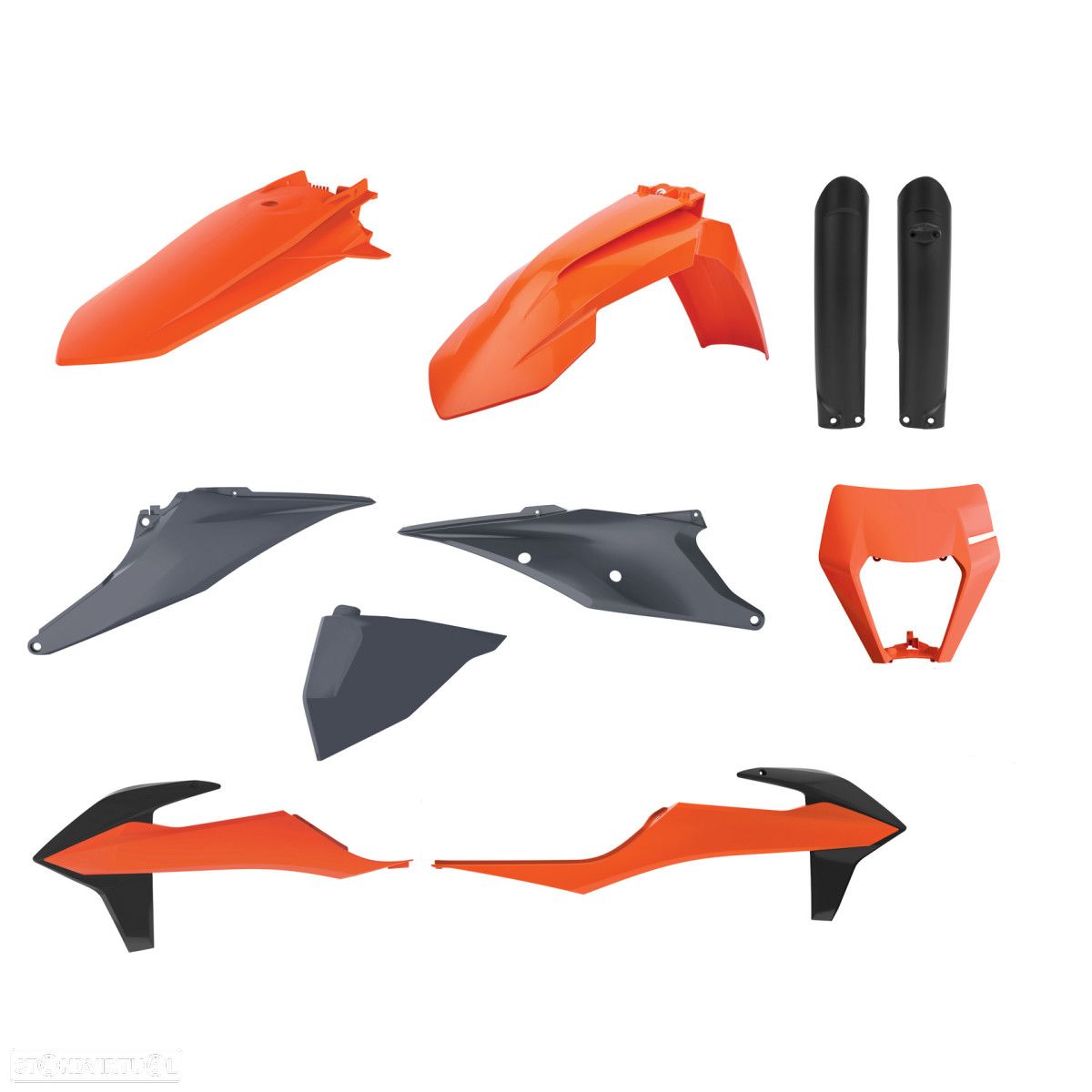 kit plasticos polisport ktm exc-f 250 / 350 / 450 - 1