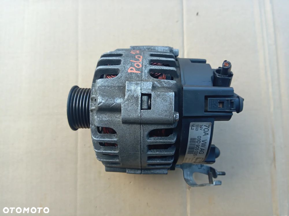 VW Polo 9N Skoda Fabia Seat Ibiza alternator 1.2 6V 70A   90A 03D903025H  03D903025J - 2