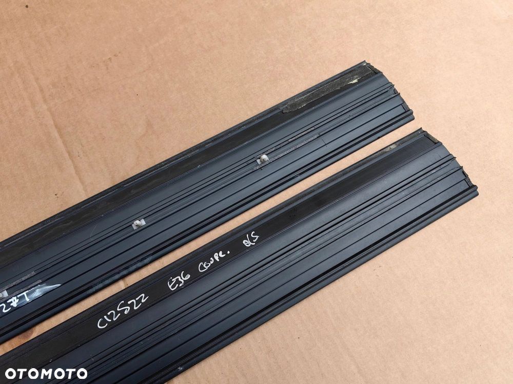 Listwy na progi progowe BMW e36 M3 Coupe Cabrio m-pakiet RARYTAS - 6