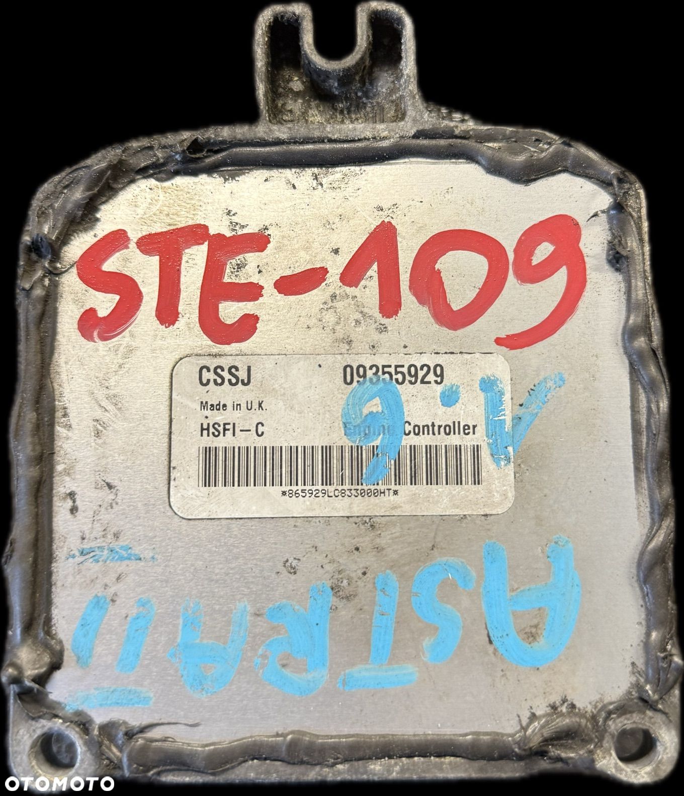 Sterownik Silnika ECU Komputer Opel 09355929 - 1