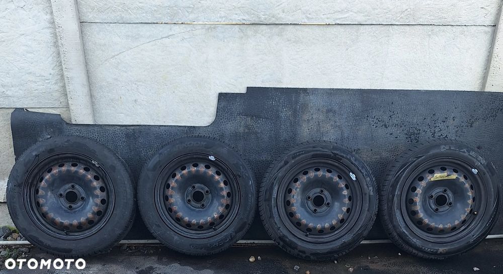 FELGI STALOWE 15 CALI ,OPONY 175/65R15- FIAT GRANDE PUNTO-4x98 /ET 43 - 1