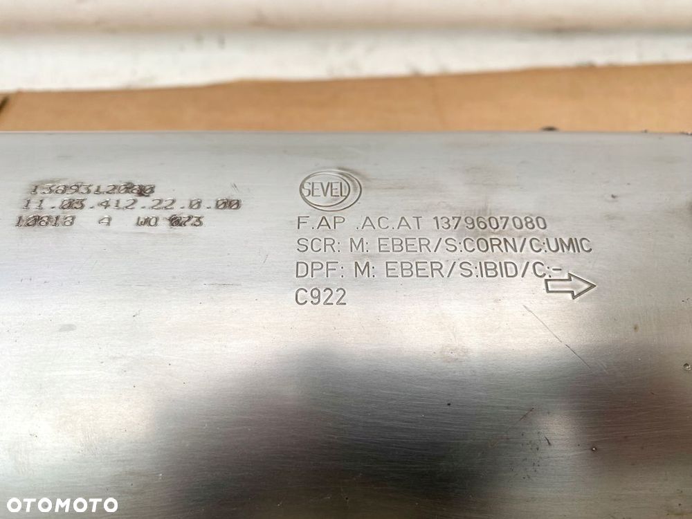 BOXER JUMPER 2.0 B-HDI 16- FILTR CZĄSTEK STAŁYCH DPF FAP EURO 6 KOMPLETNY - 2