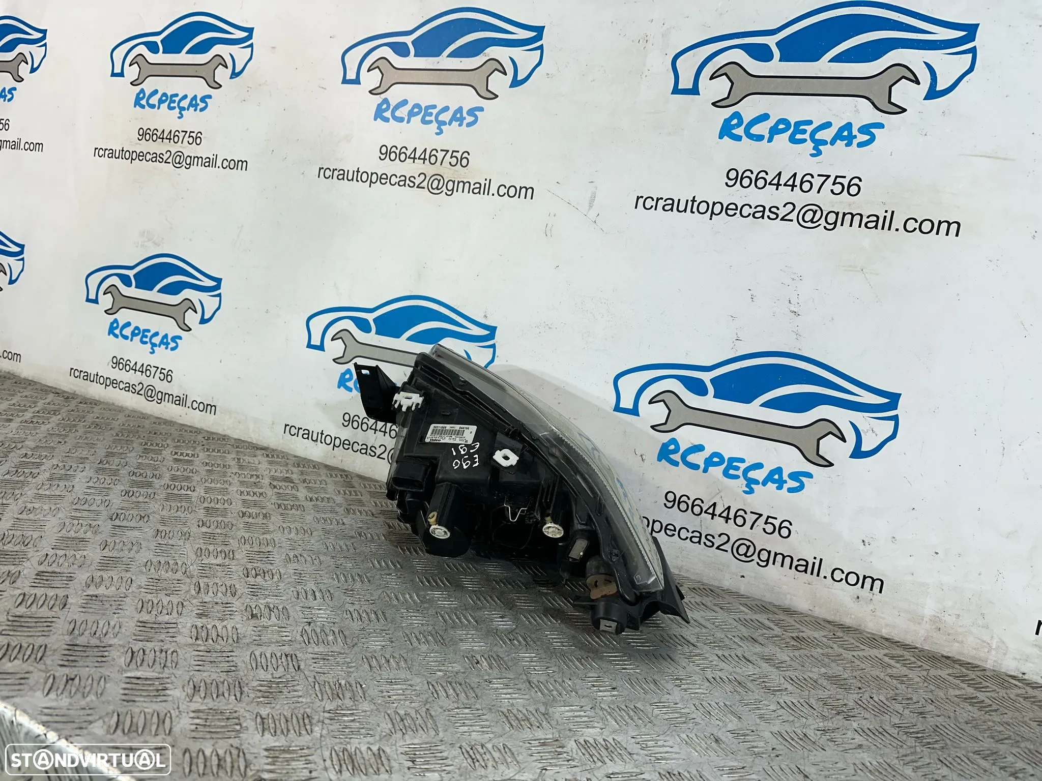.Farol Otica Frente Frontal Direita Original Halogenio Valeo BMW Serie 3 E90 Carro Sedan E91 Touring Carrinha 6 942 722 2004 - 2008 - 7