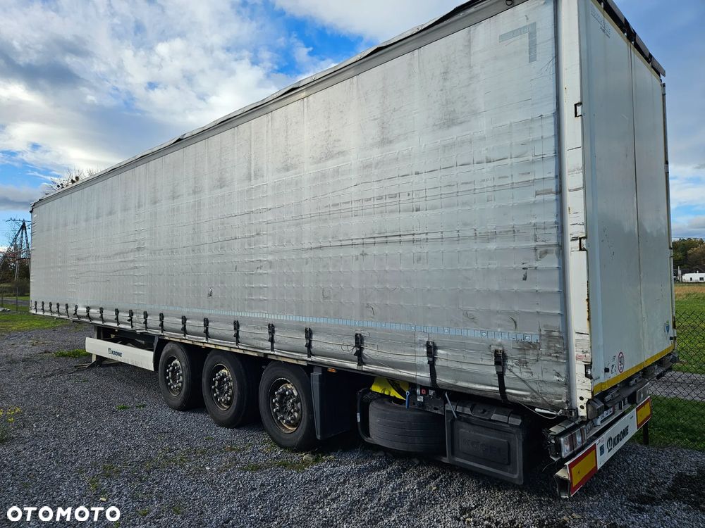 Krone SD naczepa firanka uszkodzona - 2