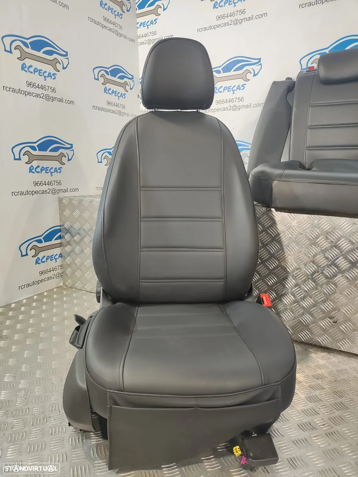 .BANCOS PELE SINTÉTICA AUDI A4 B8 FRENTE FRONTAL TRASEIRO TRÁS AIRBAG PRÉ TENSORES - 5