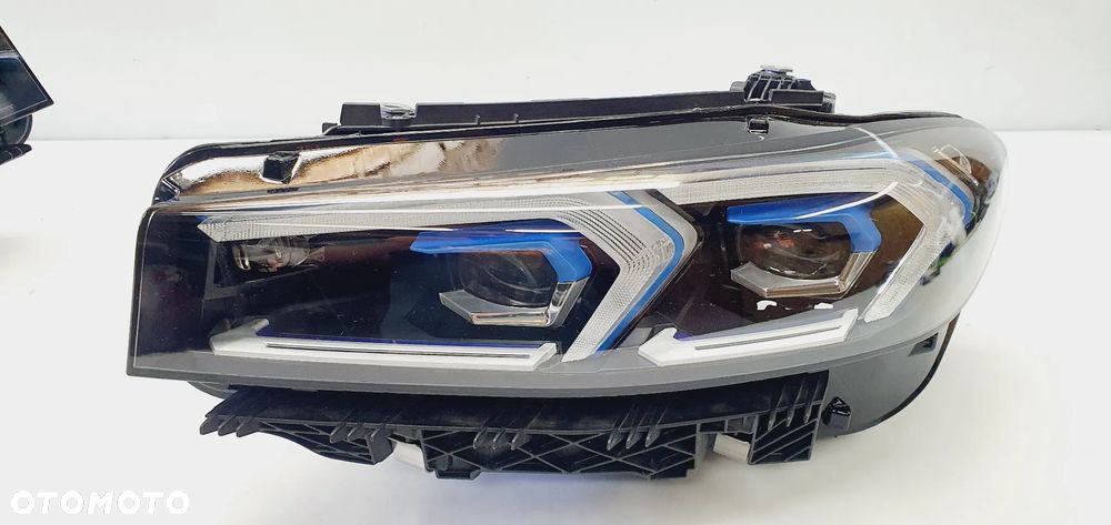 BMW 3 G20 LIFT LAMPA PRZÓD LEWA PRAWA FULL LED LASER NIEBIESKA KOMPLETNE - 2