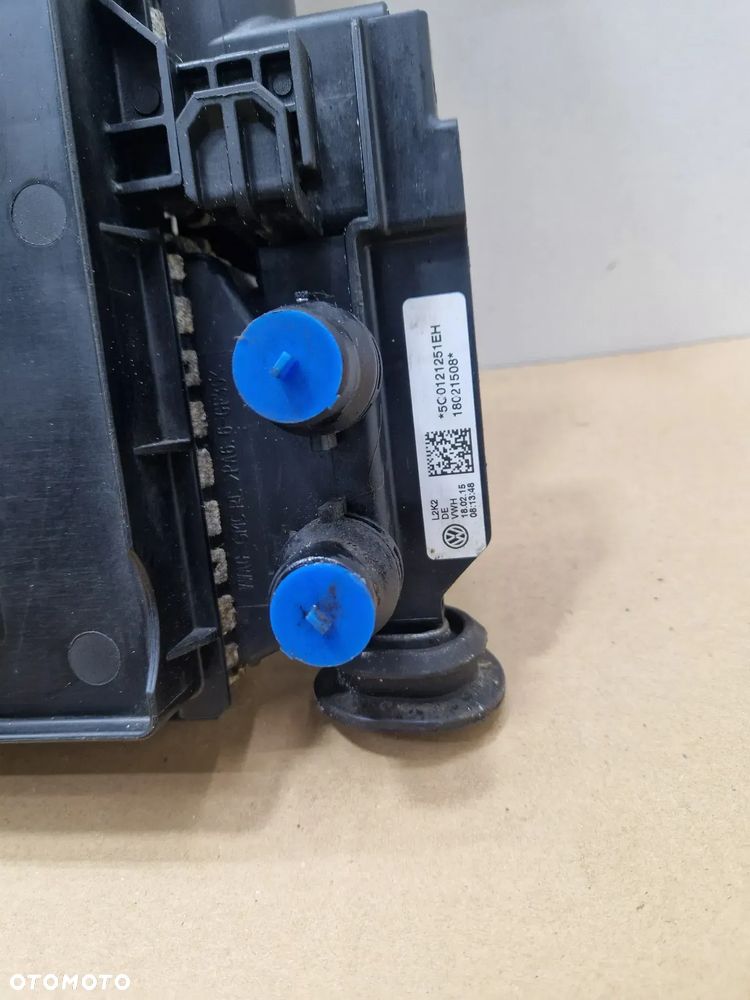 KOMPLET CHŁODNIC WENTYLATOR 5Q0121251EC AUDI SEAT SKODA VW - 5