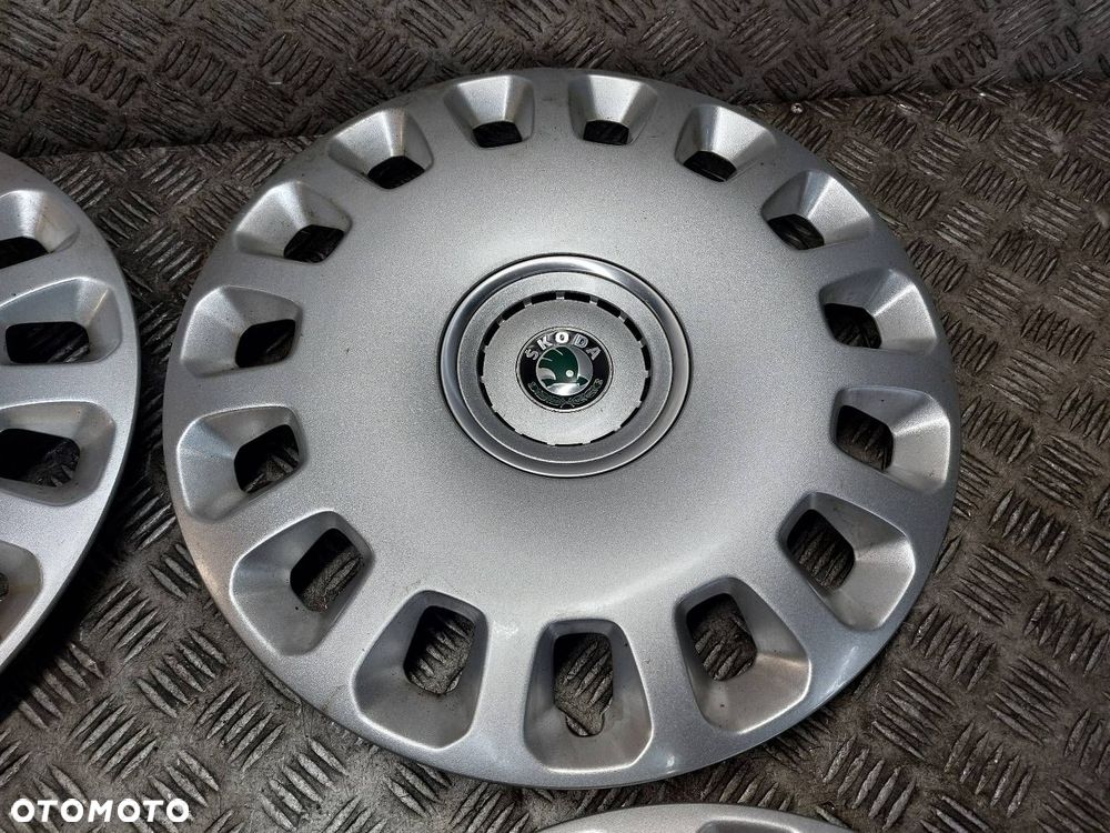 KOŁPAK KOŁPAKI KOMPLET 16" R16 16'' SKODA 3U0601147A - 5