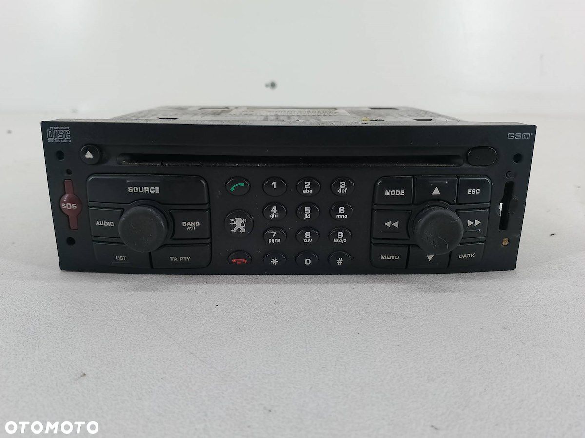RADIO  PEUGEOT 307 CC 96590499XT  RT3-3N-06 - 1