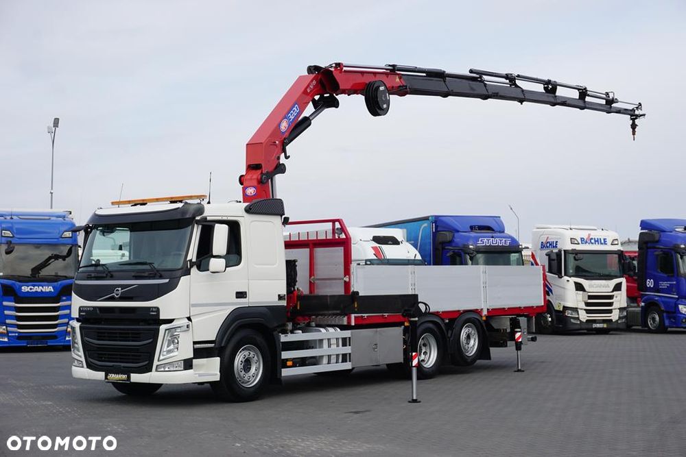 Volvo FM / 500 / 6 X 2 / SKRZYNIOWY + HDS / HMF 3220 K7 / WYS. 18,9 M / OŚ SKRĘTNA - 1