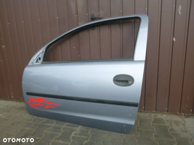 DRZWI LEWY PRZÓD LEWE PRZEDNIE KOMPLETNE OPEL CORSA C 3D Z163 - 6