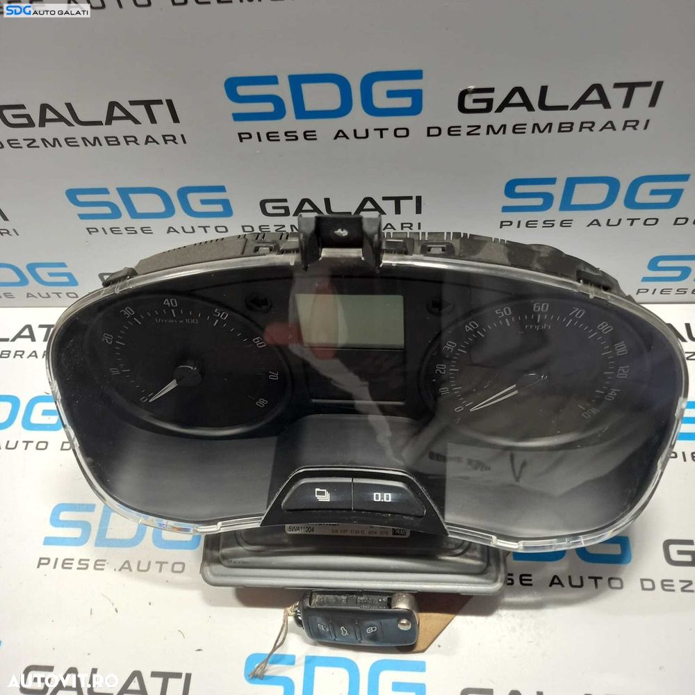 Kit Pornire ECU Calculator Motor Cip Cheie Ceas Ceasuri Bord Cu Imobilizator Skoda Fabia 2 1.2 CGPA 2007 - 2014 Cod 03E906019C [1115] - 4