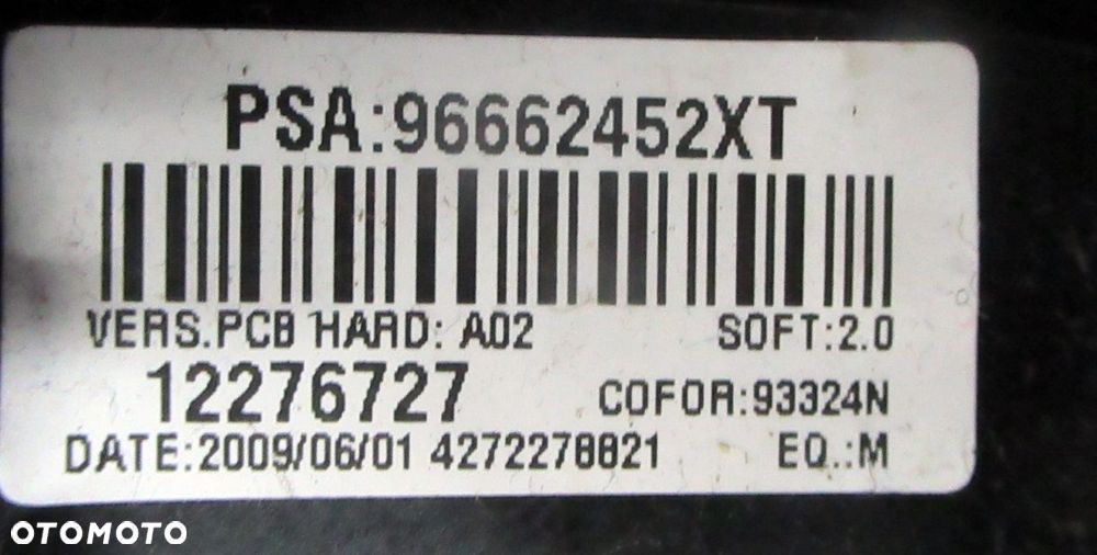citroen berlingo iii manetki przełączniki 96662452xt - 3