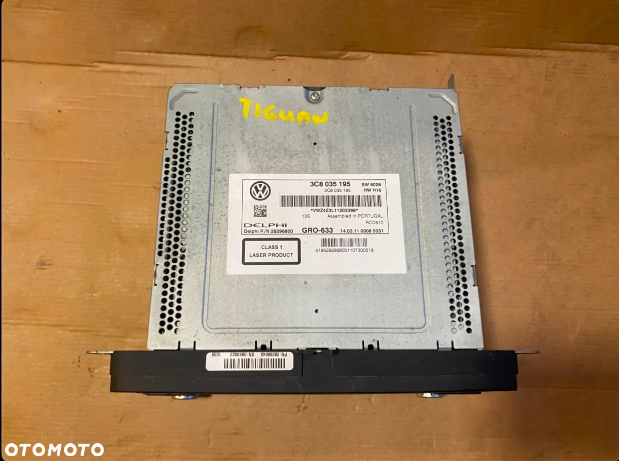 Radio nawigacja Volkswagen VW 3C8035195 RCD510 OE - 2