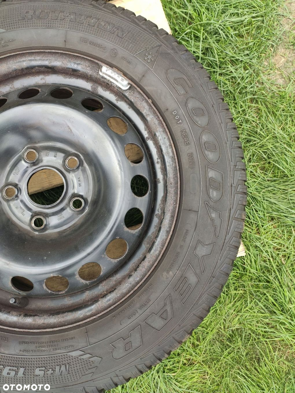 KOŁA FELGI STALOWE OPONY ZIMA VOLKSWAGEN VW 15'' - 6