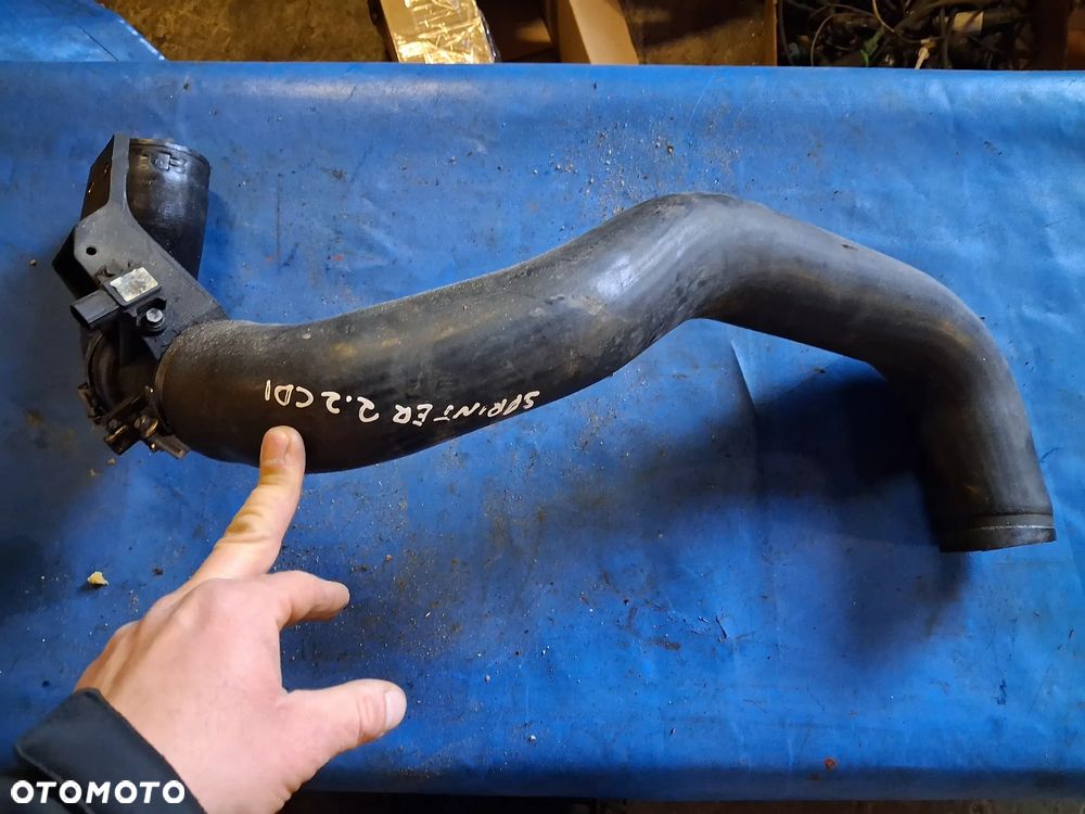 Mercedes Sprinter Volkswagen LT 2.2 CDI rura wąż turbo turbiny intercollera czujnik map sensor powietrza - 3