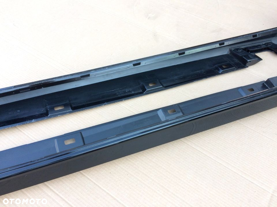 Listwy Progowe Boczne Audi A6 C7 4G0 LIFT S-Line CZARNE - 6