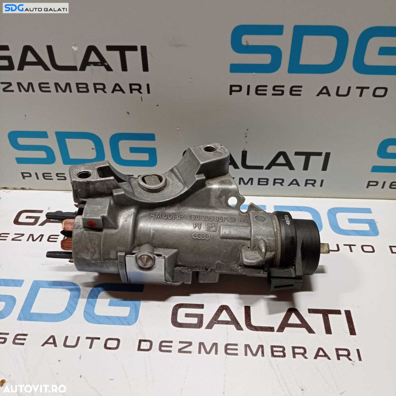 Butuc Contact Pornire cu Lama Cheie Audi A6 C5 1998 - 2004 Cod 4B09058851G [1434] - 1